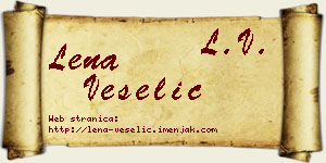 Lena Veselić vizit kartica